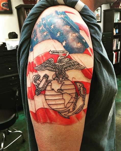 The <b>tattoo's</b> width must not exceed 3/8 of an inch. . Usmc tattoo